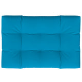 Vidaxl paletna blazina 120x80x12 cm tkanina modra