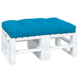 Vidaxl paletna blazina 120x80x12 cm tkanina modra