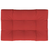 Vidaxl Pallet cushion 120x80x12 cm Fabric red
