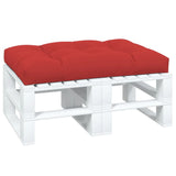 Vidaxl Pallet cushion 120x80x12 cm Fabric red