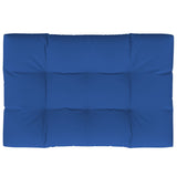 Coussin de palette vidaxl 120x80x12 cm tissu king bleu