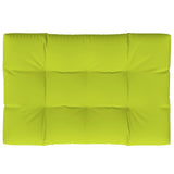 Coussin de palette vidaxl 120x80x12 cm en tissu vert transparent