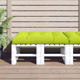 Coussin de palette vidaxl 120x80x12 cm en tissu vert transparent