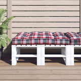 Vidaxl Pallet cushion 120x80x12 cm Fabric diamond pattern Red