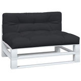 Vidaxl Pallet cushions 2 st fabric black