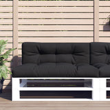 Vidaxl Pallet cushions 2 st fabric black