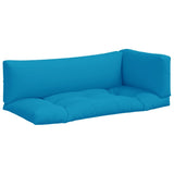 Vidaxl Pallet cushions 3 st fabric blue