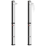 Vidaxl outdoor shower solar with shower head and tap 35 l