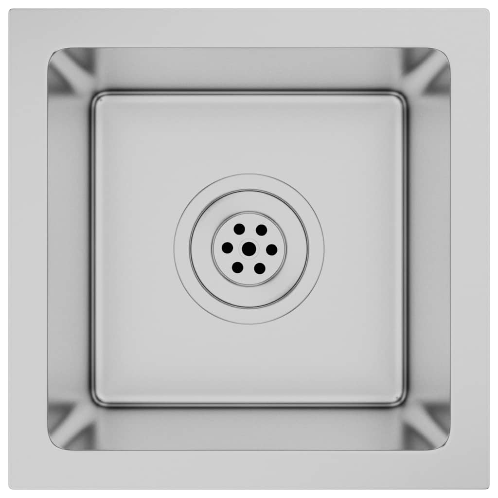 Vidaxl sink handmade stainless steel