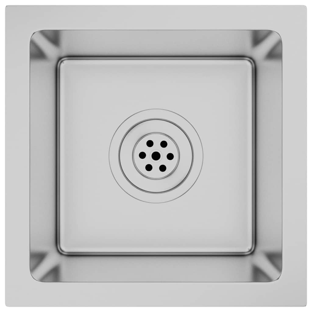 Vidaxl sink handmade stainless steel