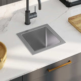 Vidaxl sink handmade stainless steel