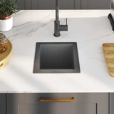 Vidaxl sink handmade stainless steel black