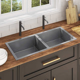 Vidaxl Sink Håndlaget rustfritt stål