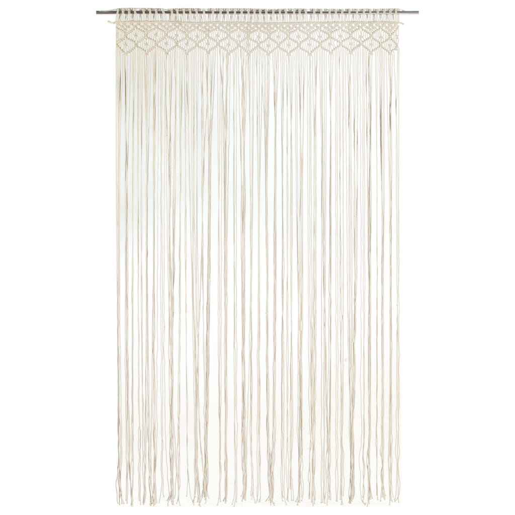 Vidaxl zavese Macramé 140x240 cm bombaž