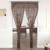 Vidaxl curtain macramé 140x240 cm cotton taupe