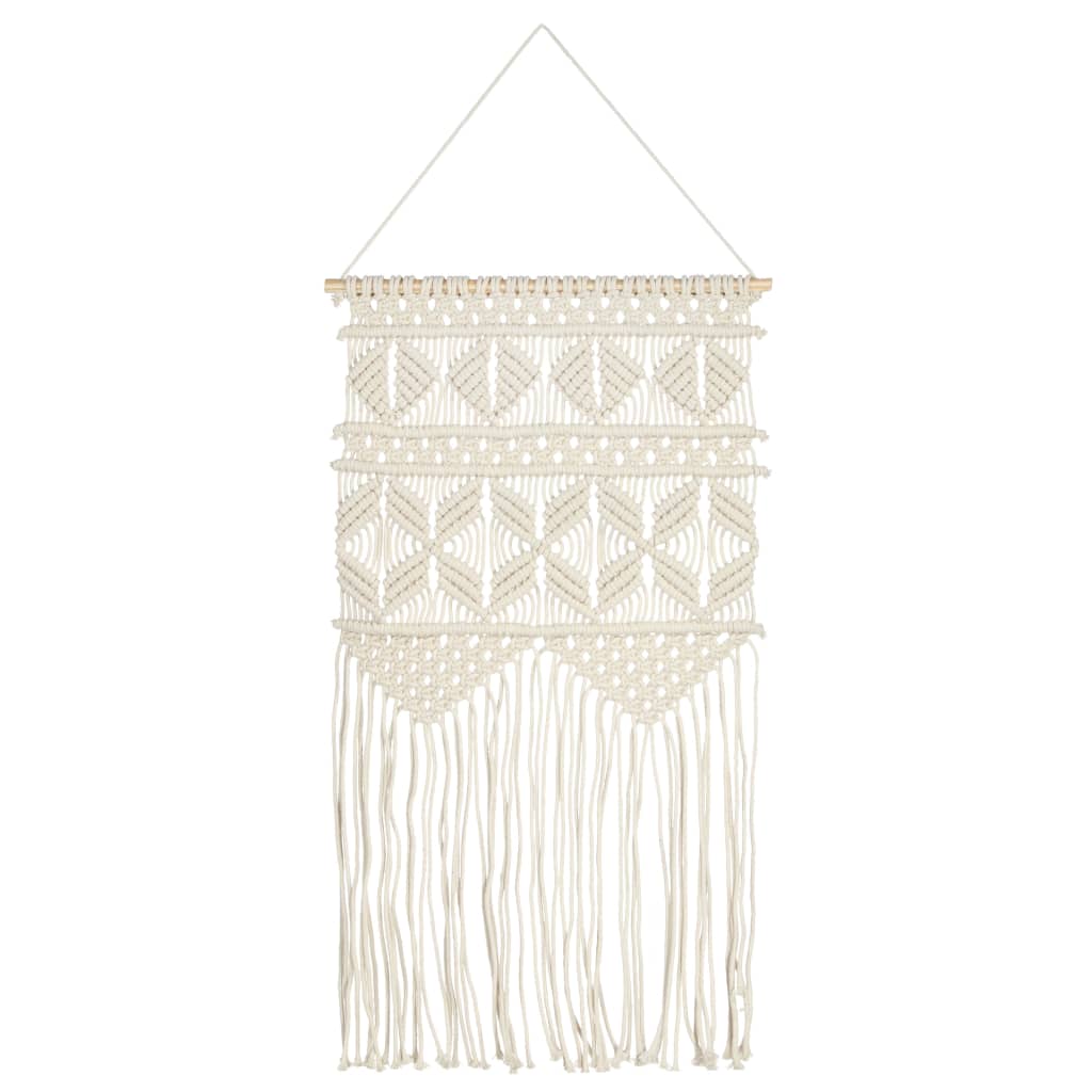 Vidaxl Wall hanger Macramé 40x80 cm cotton
