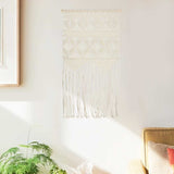 Vidaxl Wall Hanger Macramé 40x80 cm bomull