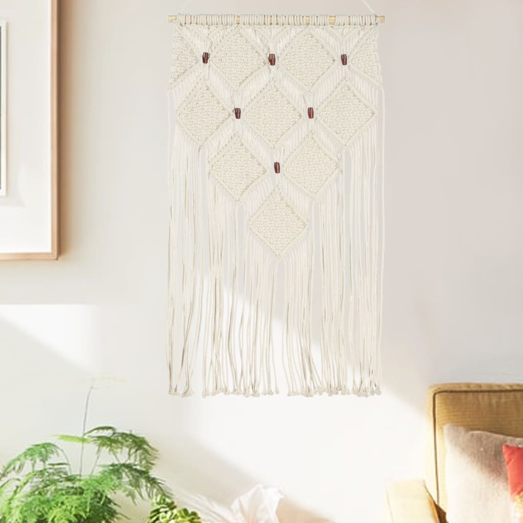 Vidaxl WALL WALLES Macramé 40x80 cm bawełniana