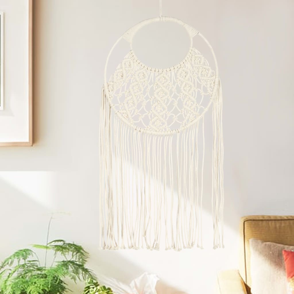Vidaxl Wall hanger Macramé 40x80 cm cotton
