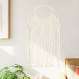Vidaxl Wall hanger Macramé 40x80 cm cotton