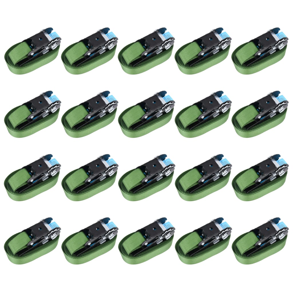 Vidaxl spanbanden 20 st 800 dan 6 m groen