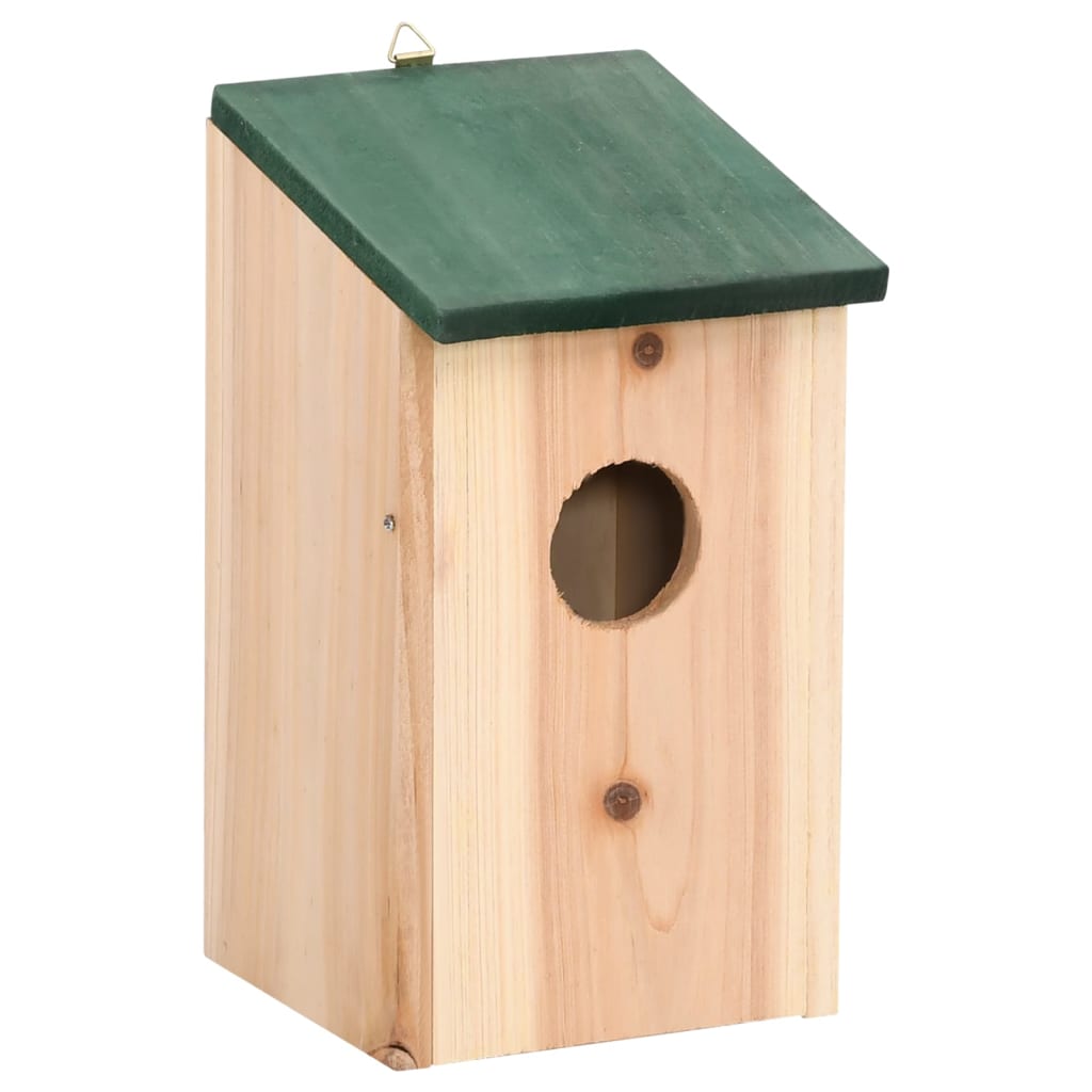 Vidaxl bird houses 10 pcs 12x12x22 cm solid pinewood
