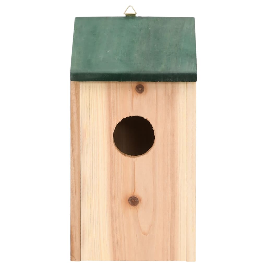 Vidaxl bird houses 10 pcs 12x12x22 cm solid pinewood