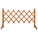 Vidaxl tuinlatwerk 120x60 cm massief vurenhout oranje