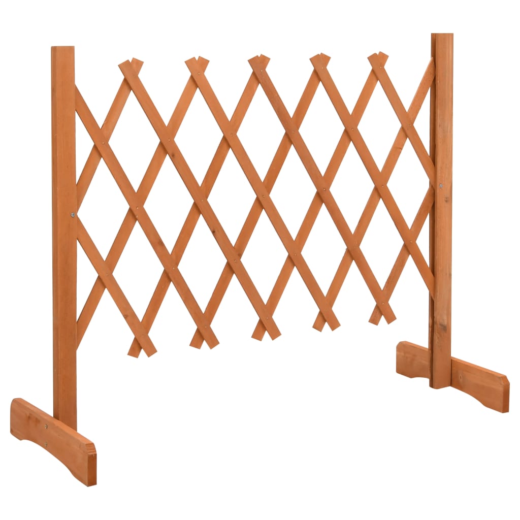 Vidaxl tuinlatwerk 120x60 cm massief vurenhout oranje