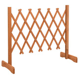 Vidaxl tuinlatwerk 120x60 cm massief vurenhout oranje