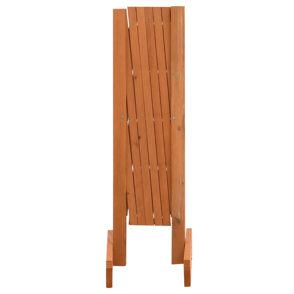 Vidaxl tuinlatwerk 120x60 cm massief vurenhout oranje