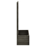 Vidaxl Latwerkplantenbak 50x25x90 cm Solid pine Gray