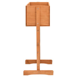 Vidaxl Latwerkplantenbak 45x30x74 cm Solid pine orange
