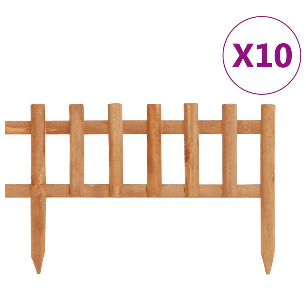 Vidaxl Gazon edges 10 st 4.4 m Vurenhout