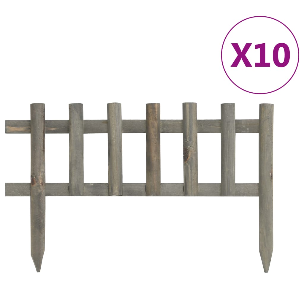 Vidaxl Gazon krawędzie 10 St 4,4 m Vurenhout