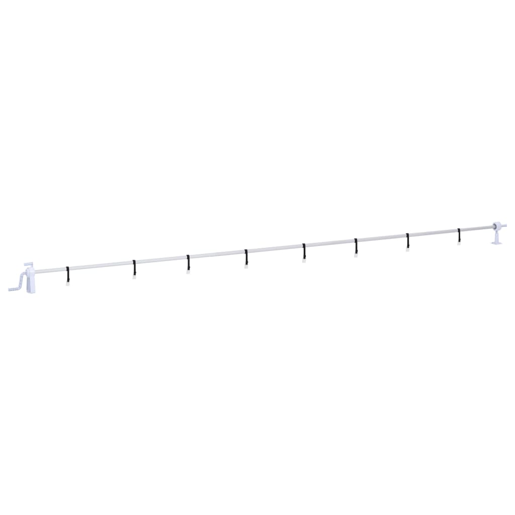 Vidaxl Roller de cubierta de piscina con marco de plástico