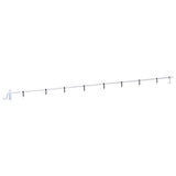 Vidaxl Roller de cubierta de piscina con marco de plástico