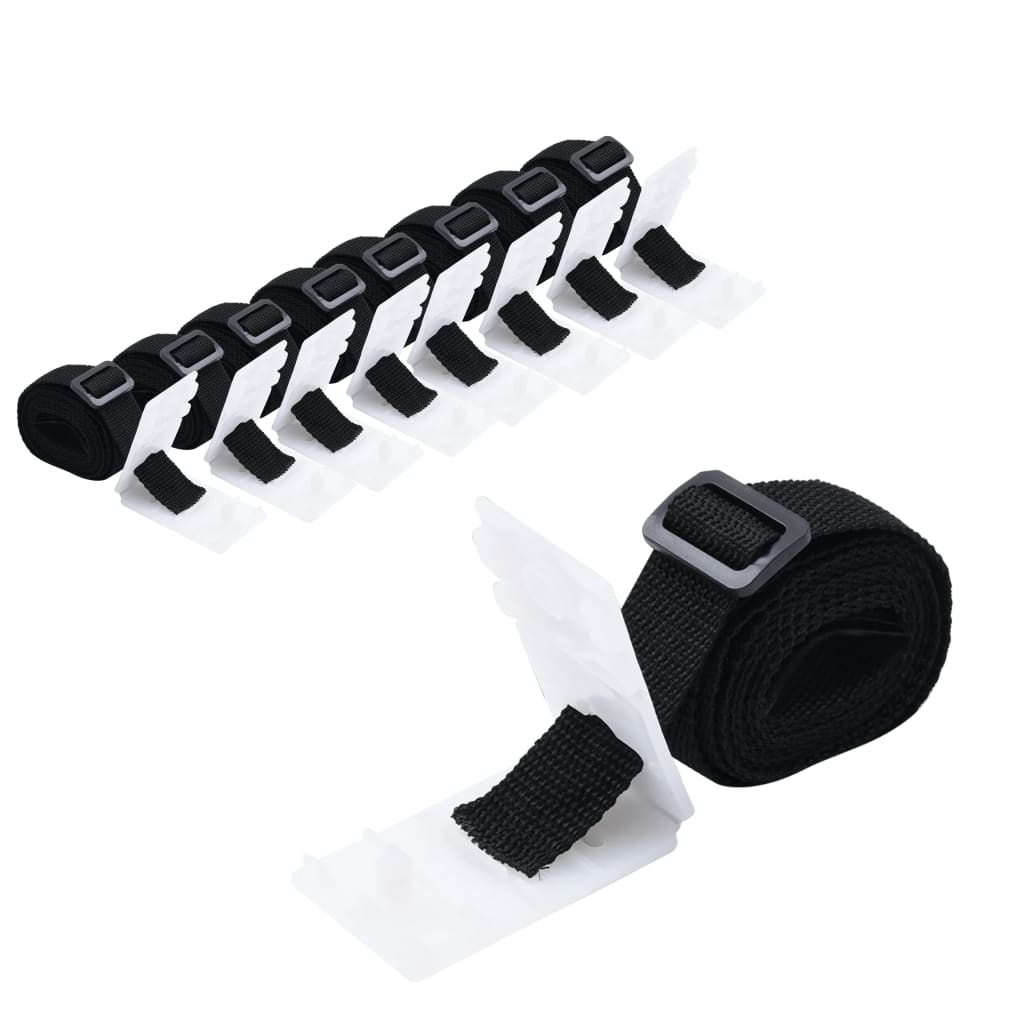 VidaXL Rolling attachments for Swimming Pool Cover 8 ST Universal 1.8 m
