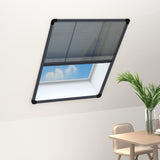 VidaXL Window Plissé 60x80 cm Aluminum Anthracite -colored