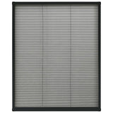 Vidaxl raamhor plissé 80x100 cm aluminium