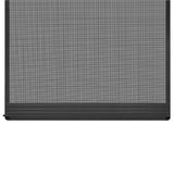 Vidaxl screen door with hinges 120x240 cm anthracite
