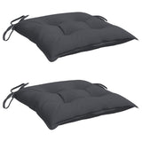 Vidaxl Chair cushions 2 pcs 40x40x7 cm Oxford fabric anthracite -colored