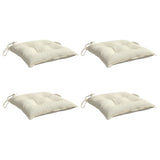 Vidaxl Chair cushions 4 pcs 40x40x7 cm Oxford fabric crèmewit