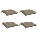 Vidaxl Chair cushions 4 pcs 40x40x7 cm Oxford fabric taupe