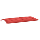 Vidaxl jardin banc coussin 100x50x7 cm oxford tissu rouge