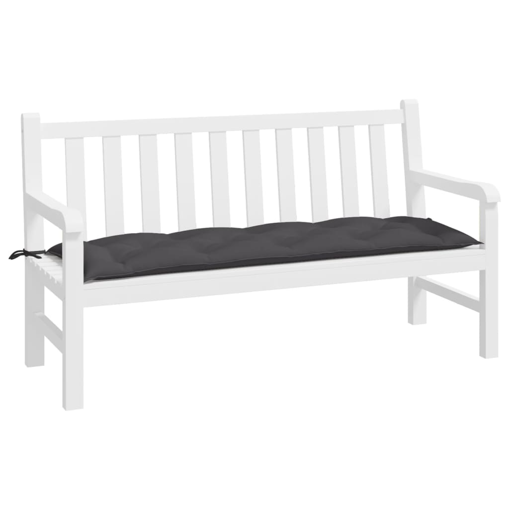 Vidaxl Garden bench cushion 150x50x7 cm Oxford fabric anthracite -colored