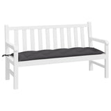 Vidaxl Garden bench cushion 150x50x7 cm Oxford fabric anthracite -colored