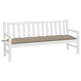 Vidaxl garden bench cushion 180x50x7 cm Oxford fabric taupe