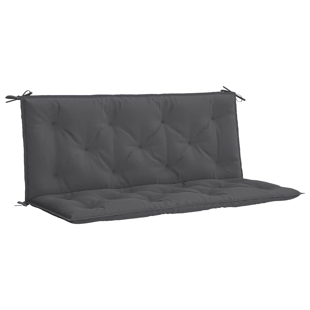 Vidaxl Garden Bench polštář 120x (50+50) x7 cm Oxfordská textilie Antracite Colored