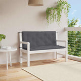 Vidaxl Garden Bench polštář 120x (50+50) x7 cm Oxfordská textilie Antracite Colored